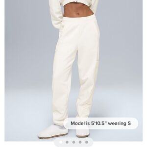 ALO Yoga Polar Fleece Wintery Mix - Ivory